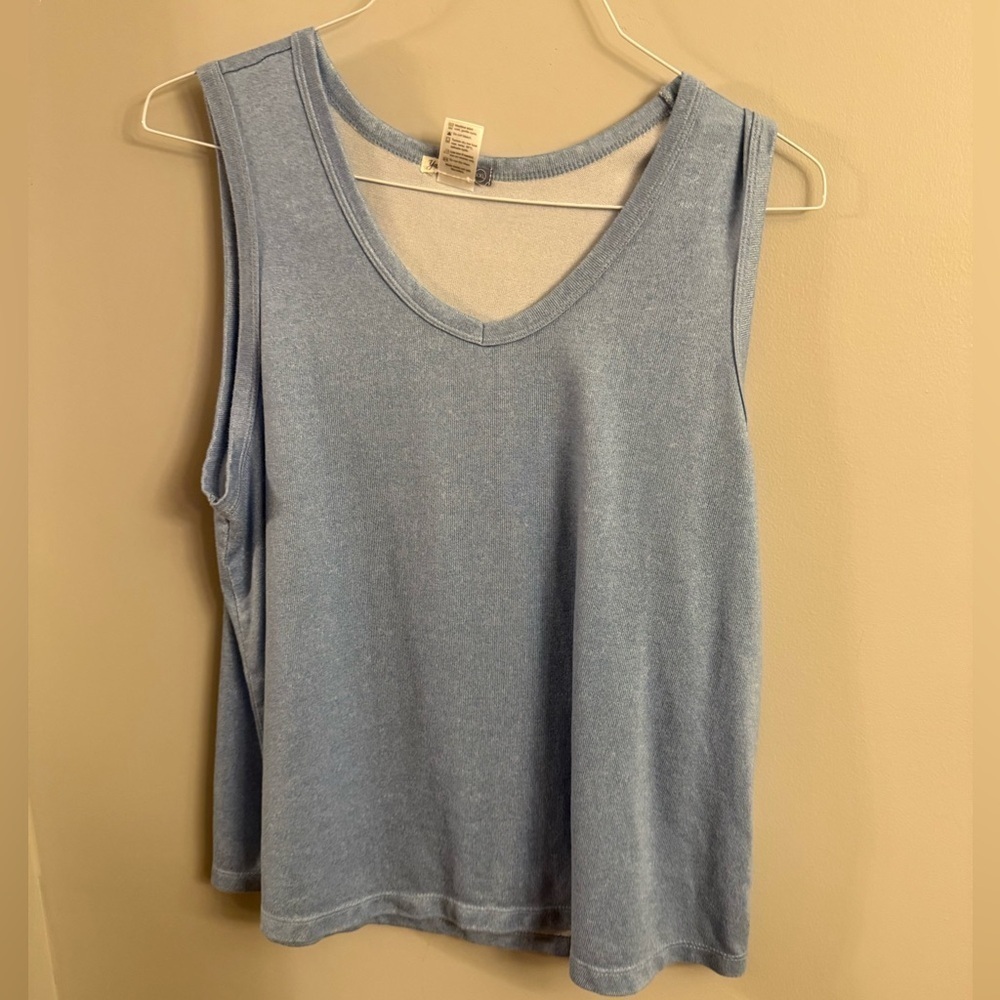 Blue Sleeveless Women's Top